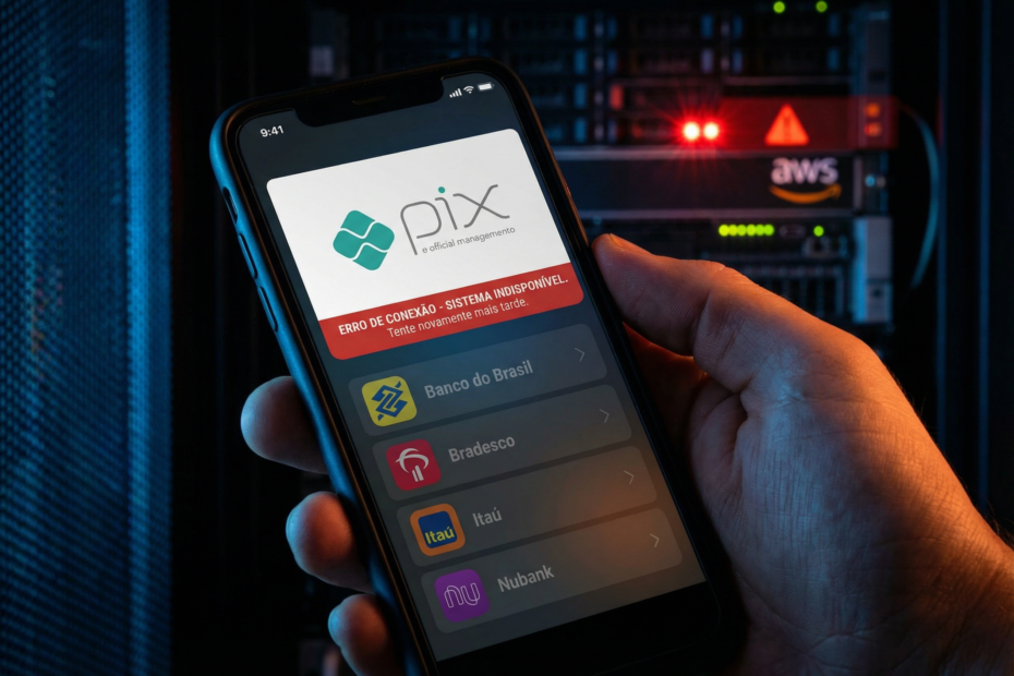 falha na aws derruba pix no brasil